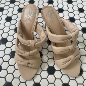 Vince Camuto light beige heel. Worn once. Lovely neutral.